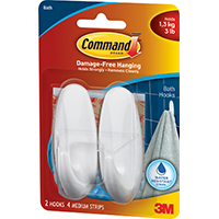 2CT MED Bath Hooks