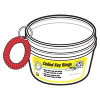 KEY RING COILED BUCKET