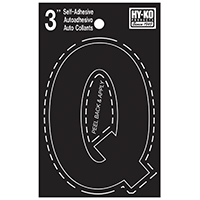 HYK-30427 LTTR HO Q VINYL 3 BLK