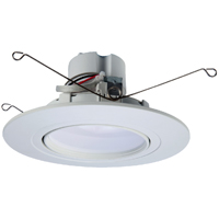 Halo RA56LS9FSD2W1EWH Light Trim, 8.8 W, 120 V, LED Lamp, White
