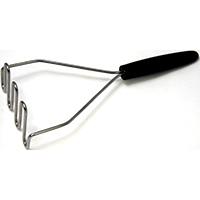 MASHER WIRE CHROME BLK HNDL
