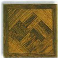 VINYL FLOOR TILE DARK WOOD GEO