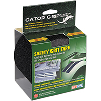 INCOM Gator Grip RE3952 Safety Grit Tape, 15 ft L, 4 in W, PVC Backing,
