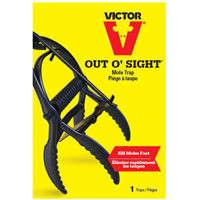 Victor OUT O'SIGHT 0631 Mole Trap, 4.8 in W, 2 in H