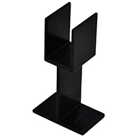 SRSL-BL STAIR RAIL SUP LEG BLK