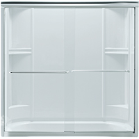 BATH ENCLOSURE BYPASS SILVER