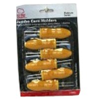 CORN HOLDERS YELLOW 6PC