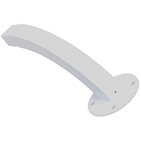 HRB-0W HAND RAIL BRKT WHT