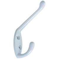 COAT & HAT HOOK WHITE