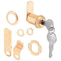 LOCK CAM DRAW/CABN 1-1/8IN BRS