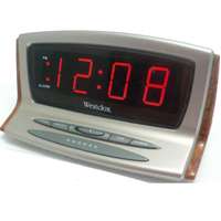 70012 WOODGRAIN LED ALARMCLOCK