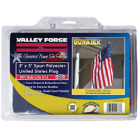 Valley Forge USDT3 USA Flag, 3 ft W, 5 ft H, Spun Polyester