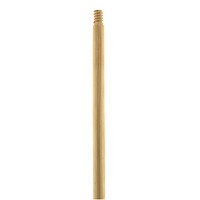 Quickie 54101 Broom Handle, Threaded, 48 in L, Wood