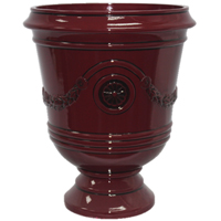 URN PORTER GLOSS OXBLOOD 18IN