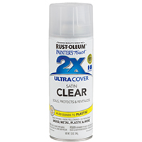 PAINT SPRAY 2X SAT CLEAR 340G