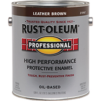 RUST-OLEUM PROFESSIONAL 215967 Protective Enamel, Gloss, Leather Brown, 1