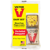BAITED MOUSE TRAPS PK/2