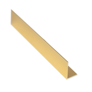 O/S/C GOLD 1" X 8' ANGLE