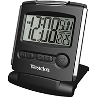 WES-72028 CLOCK ALARM LCD .5IN