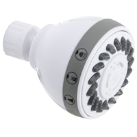 SHOWER HEAD 3FNC WHT 2.70IN