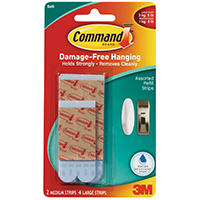 17615B ASSORT STRIPS 2MED & 4L