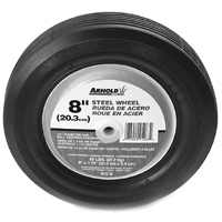 MOWER WHEEL STEEL HUB 8X1.75IN