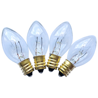 Santas Forest 16280 Light Bulb, 5 W, Candelabra Lamp Base, Incandescent