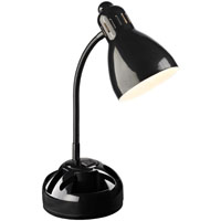 LAMP DESK FLEX 17.25IN A19 BLK