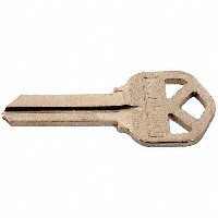 KEY BLANK NICKEL-PLATED KW1