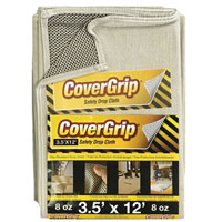 DROP CLOTH NOSLIP 3.5X12FT 8OZ