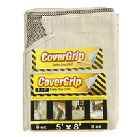 DROP CLOTH NO-SLIP 5X8FT 8OZ