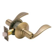 ACCENT PRIVACY LEVER ANT BRASS