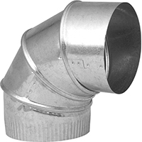 4" ROUND GALV DUCT ELBOW