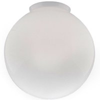 LIGHT GLOBE PRISM BALL WHT 8IN