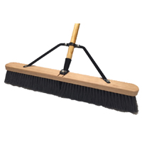 PUSH BROOM W/BRACE 24IN MEDIUM