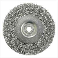 WHEEL BRUSH 3IN CRMP 1/2-3/8