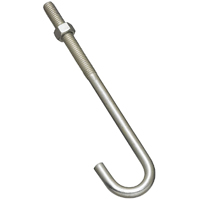 NAT-N232967 BOLT J-HOOK 3/8X7 ZI