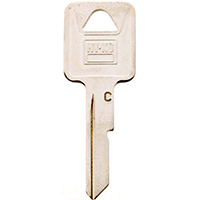 11010B50 Key Blank, Brass, Nicke