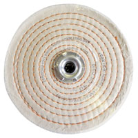 6" SPIRAL SEWN BUFFING WHEEL