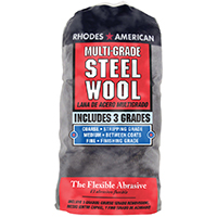 PAD STEEL WOOL MULTIGRADE ASST