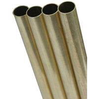 144 ROUND BRASS TUBE 21/32 OD