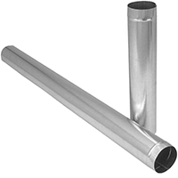 FURN PIPE 28GA 6X24IN GALV