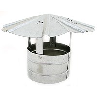 CAP VENT ROUND 7IN GALV STEEL