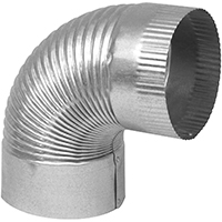 STOVE PIPE 4" ELLS GALV CORG GC3