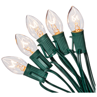 LIGHT SET 25 C7 CLEAR