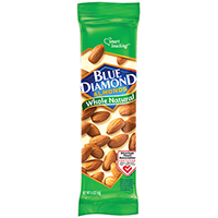 ALMONDS UNSALTED NATURAL 1.5OZ