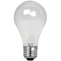 Feit Electric Q53A/W/4/RP Halogen Lamp; 53 W; Medium E26 Lamp Base; A19