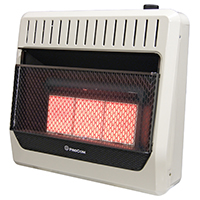 HEATER INFRARED DUAL FUEL 30K