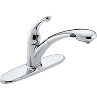 KITCHEN FAUCET SNGL PULLOUT CH