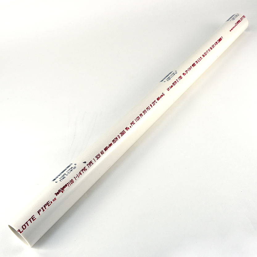1-1/4x2 SCH40 PVC Pipe